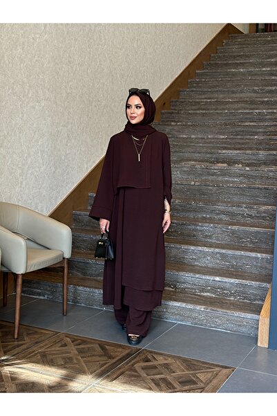 sevannaluxurydesign Asymmetrical Detail Tunic & Pants Set