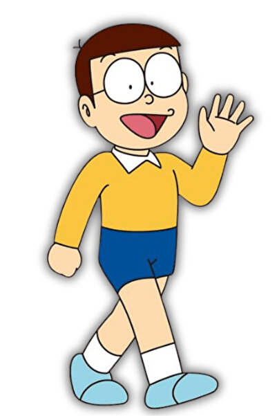 Woobizo Doraemon Ahşap Buzdolabı Magneti – Buzdolabı süsü-Hediyelik Magnet 8
