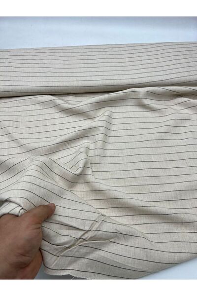 Kumaş Sevdası Patterned Cotton Linen Width 150 cm Dress Shirt Tunic Etc.
