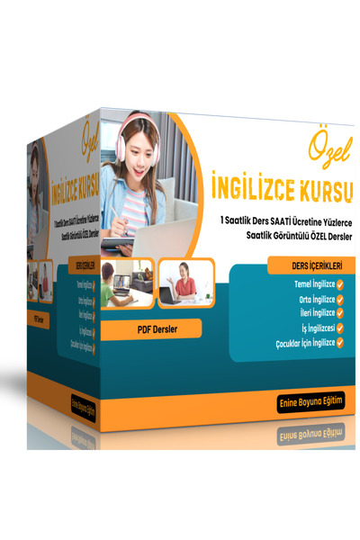 Enine Boyuna Eğitim Special English Course (Instant Access with Download Link)
