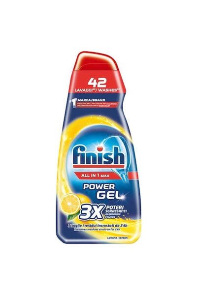 Finish Detergent All in One Max Gel, 940 ml, parfum de lămâie