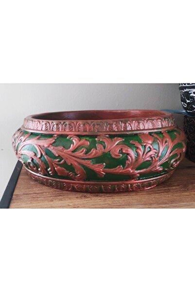 Gold Garden Beton Saksı Sukulent Bonzai Aranjman teraryum çiçek saksısı