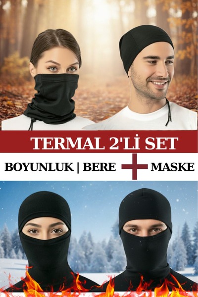 Breen Termal Maske ve Boyunluk Seti (1 Boyunluk + 1 Maske)