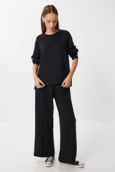 Lovelyİstanbul Soft Modal Bottom-Top Set Lby0009 Black