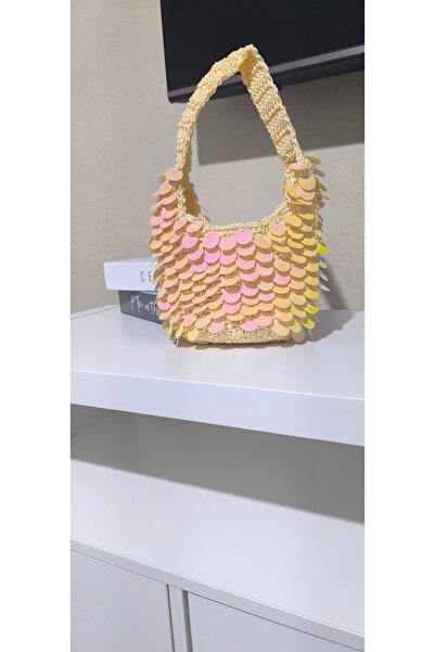 Knittingworld Pullu çanta, örgü çanta, makrome çanta ,pinterest çanta, şık ça...