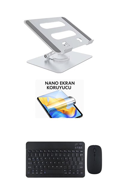 Nomker Casper Pad H10 12.6'' Uyumlu Stand Ekran Koruyucu Klavye Mouse Set