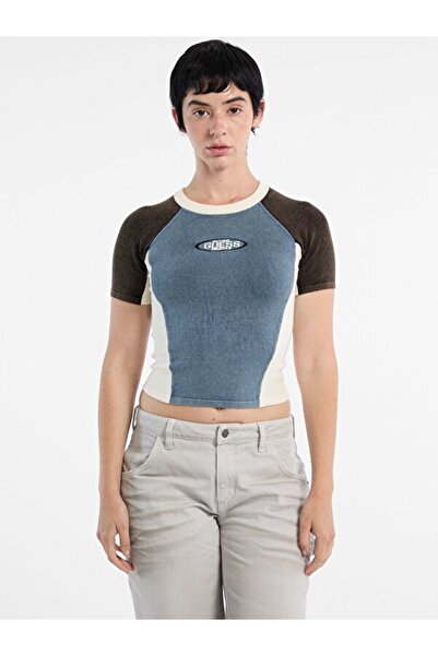 Guess Γυναικείο T-shirt W5YR44Z2YJ2 Ναυτικό μπλε