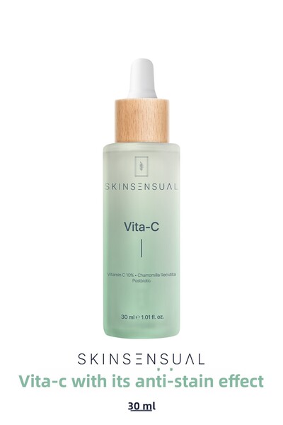 Skin Sensual Vita-C Vitamin C 10%, Postbiotic and Skin Tone Equalizing Skin C...
