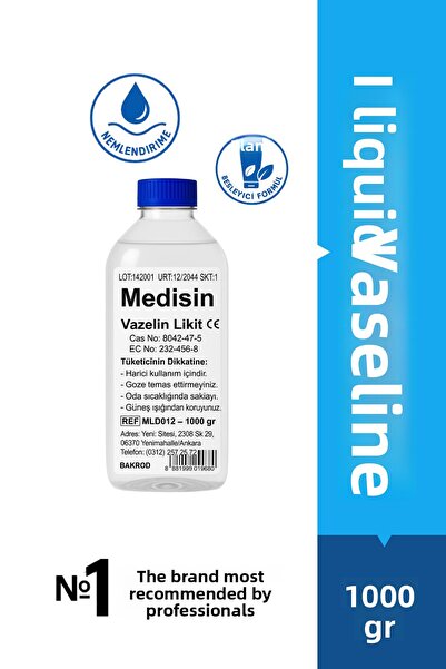 Povilon فازلين سائل 1000 جرام - مرطب مكثف وواقي للبشرة × 20 قطعة (علبة واحدة)