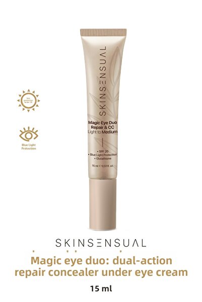 Skin Sensual Magic Eye Duo Repair & Cc - Concealer under Eye Cream with Double Effect Repair |   Light to Medium 15ml