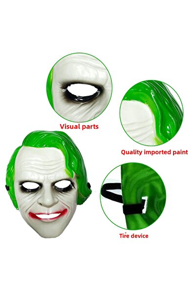 Go İthalat The Dark Knight Joker Mask Green (5273)