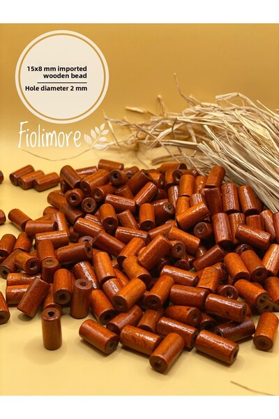 Fiolimore 15x8 mm (25 gr 63 bucăți) țeavă de tăiere de culoarea plăcilor, măr...