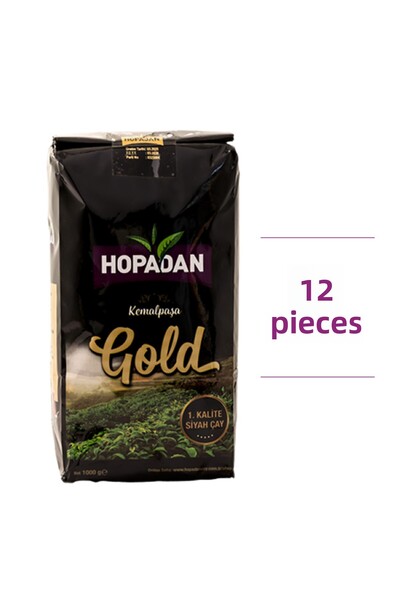 hopadan çay Gold Tea 1000 Gr (12 Packs)