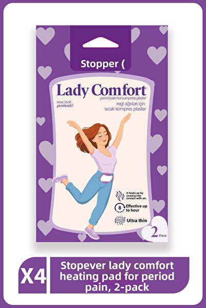 StopEver ليدي كومفورت سخان للدورة الشهرية والآلام ×4