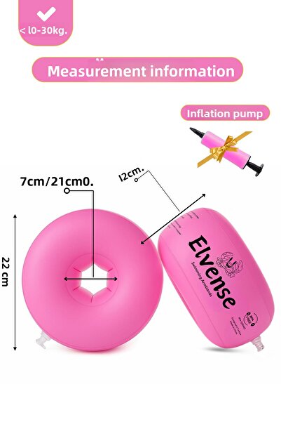 ELVENSE طقم أكمام السباحة للأطفال (10-30 كجم) – مع مضخة + حقيبة حمل