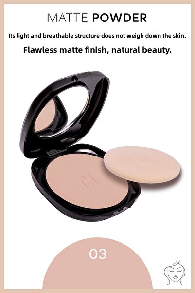Catherine Arley – Matte Powder – Mat Pudra – 3 – 14g. New