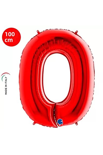 Grabo Balloons رقاقة رقم 0 أحمر 40 بوصة 102 سم جرابو