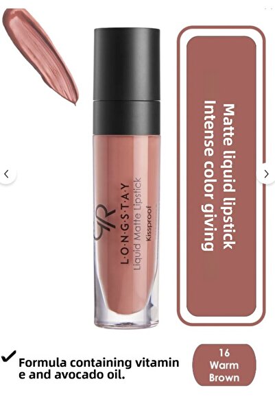 Golden Rose أحمر الشفاه Longstay Liquid Matte 16 NaturalsS8