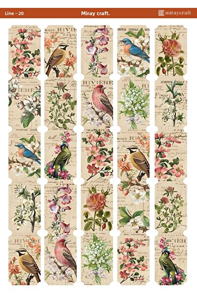 MirayDesign 1 autocolant tematic cu panglică 12x17 cm |   Pentru planificator...