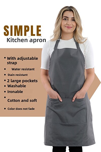 sevilya Simple kitchen apron with adjustable strap