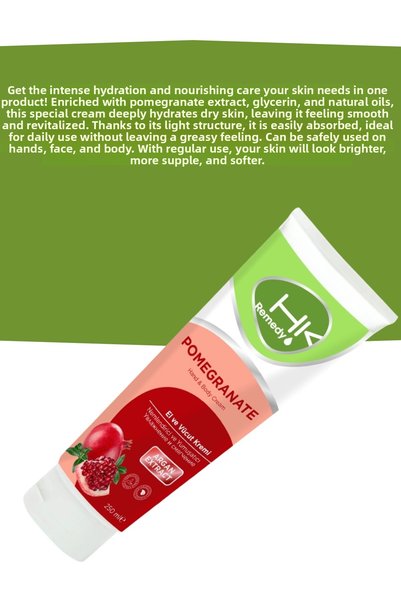 HK Remedy Pomegranate Face and Body Cream 250 ml