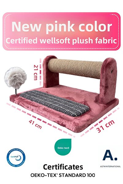 Pet Dreams Jimmy 1stGrade Quality Cat Scratching Board and Pompom Toy