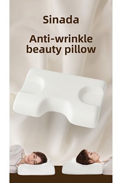 Sinada Luxury Beauty Pillow, Anti-Aging, Anti-Wrinkle, Natural Visco, Orthope...