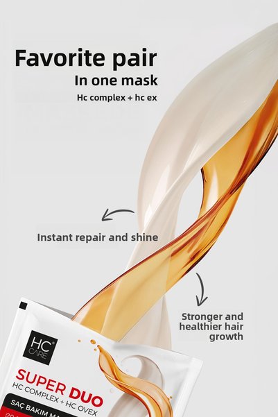 HC Care Super Duo 20 Minute Intensive Repair & Moisturizing Hair Mask