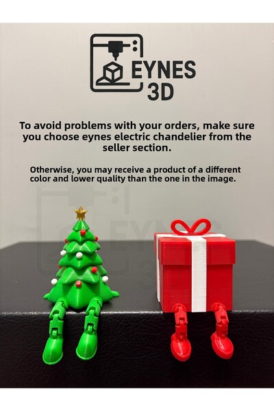 Eynes Aydınlatma زينة عيد الميلاد، زخرفة للطاولة، هدية، تمثال زخرفي