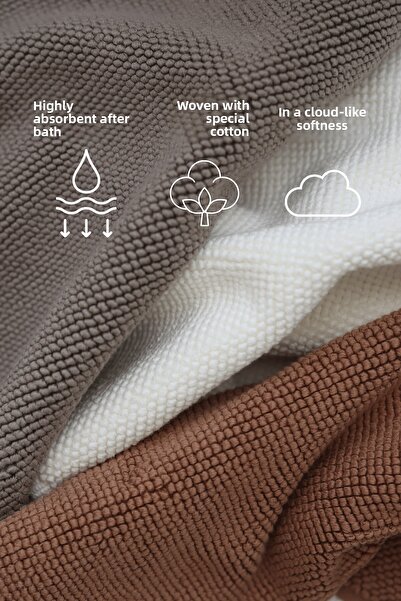 İrya Aura Waffle Face Towel 50X100 Brown