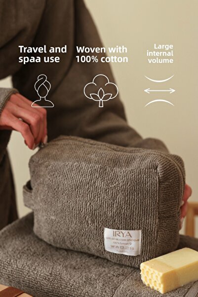 İrya Solena 100% Cotton Towel Care Bag Gray