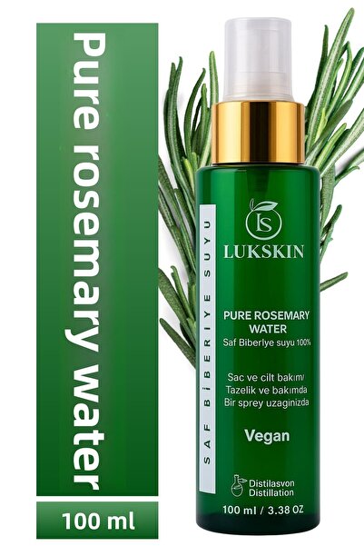 LUKSKIN ماء الروزماري مضاد للتساقط ويدعم نمو الشعر، منشط للشعر طبيعي 100% ونق...
