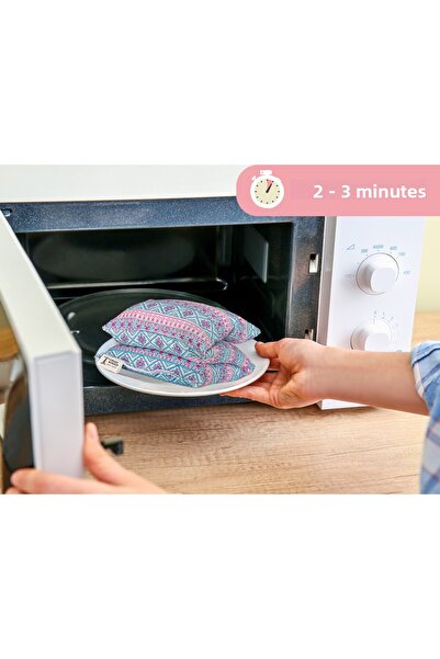 CrossBorder Decor Organic Wheat Lavender Scented Heat Bag - Perfect Solution for Cramps and Back Pain [pink]