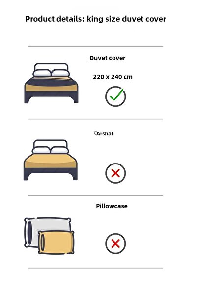 VAROL Husă de pilota de hotel din seria Fors (husă de pilota) 220x240 120 fire