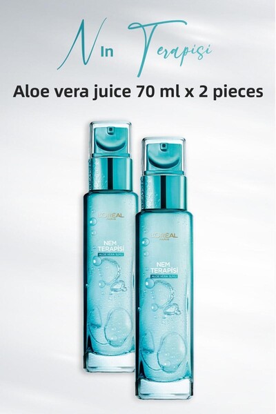 L'Oreal Paris Loreal Paris Aloe Vera Juice - 70 ml X 2 Pieces Dry Skin Moistu...
