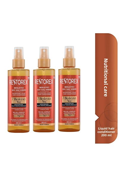 Restorex 7 Nourishing Care Liquid Conditioner 3X200 ml