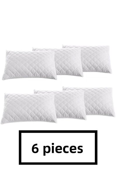 Limon Soft 6 Pieces Quilted Zippered Pillow Protector Mattress 50x70 cm
