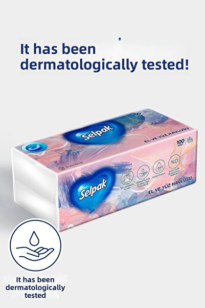 Selpak ®   2 Pack Hand and Face Towels - 200 Sheets