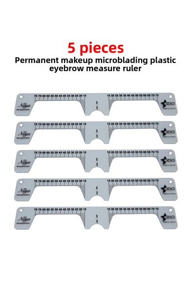 Cesa Permanent Makeup Microblading Plastic Eyebrow Measuring Ruler