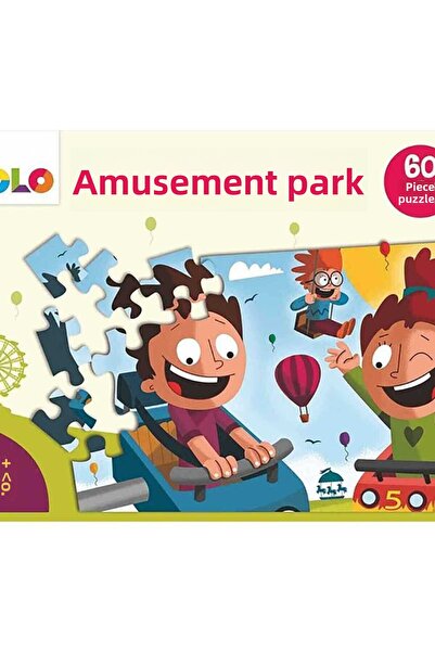 eolo yayınları لغز إيلو 60 قطعة - مدينة الملاهي - لغز الأرضيات