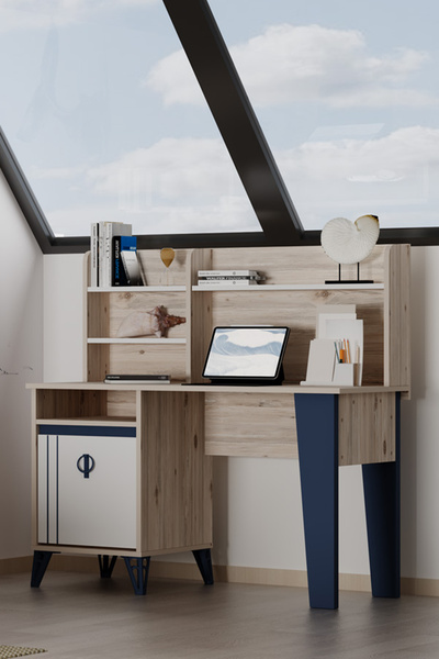 SANDALİE Rüya 60x120 Cm Çalışma Masası Bilgisayar Masası Ofis Ders Yemek Masası Atlantik Çam