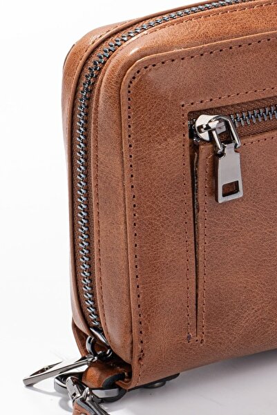 Getto Deri Elegans Hakiki Deri Kişiye Özel İsim Baskılı Portföy Cüzdan