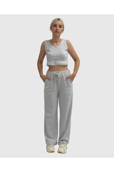 haha Basic Pants for Women - Crop Set