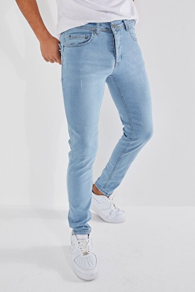 Newtime Чоловічі джинси скінні з еластаном Buzz сині