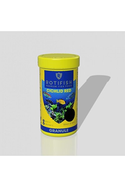 Rotifish Ciklet Yemi Cichlid Red Balık Yemi 1mm 100ml 37gr