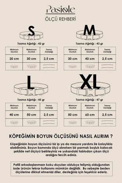 pasiole Köpek Göğüs Tasması Gezdirme Tasması Boyun Tasması