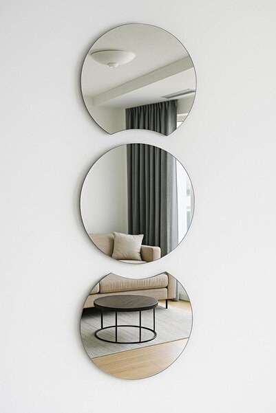 ONYA DESİGN Dekoratif ayna, Duvar aynası, Şekilli ayna, Modern ayna