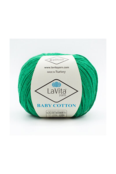 LaVita Yarn Bumbac pentru bebeluși Amigurumi și ață de tricotat manual 40% ac...