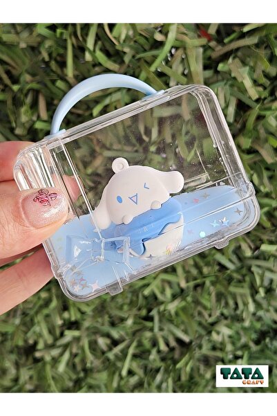 TATA CRAFT MYMELODY CINNAMOROLL KUROMİ MASA ÜSTÜ KALEMLİK SIVI HAREKETLİ SEVİ...