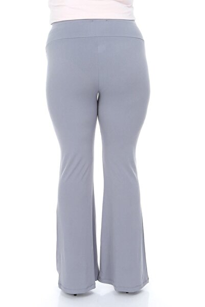 Palena Plna8303 - Sandy Gray Long Spaghetti Trousers